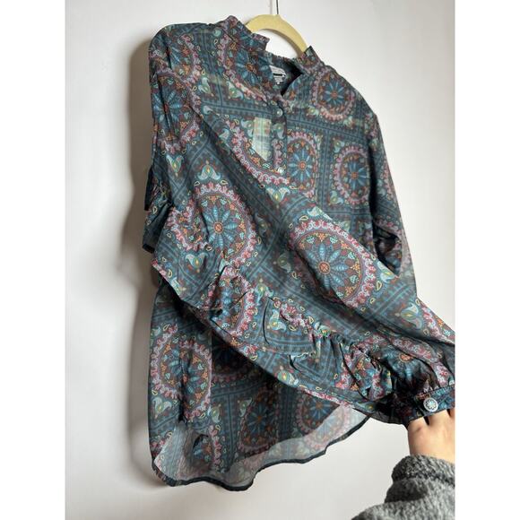 Tasha Polizzi Top Womens Medium - Picture 3 of 6